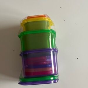 Colorful Stackable Storage Containers